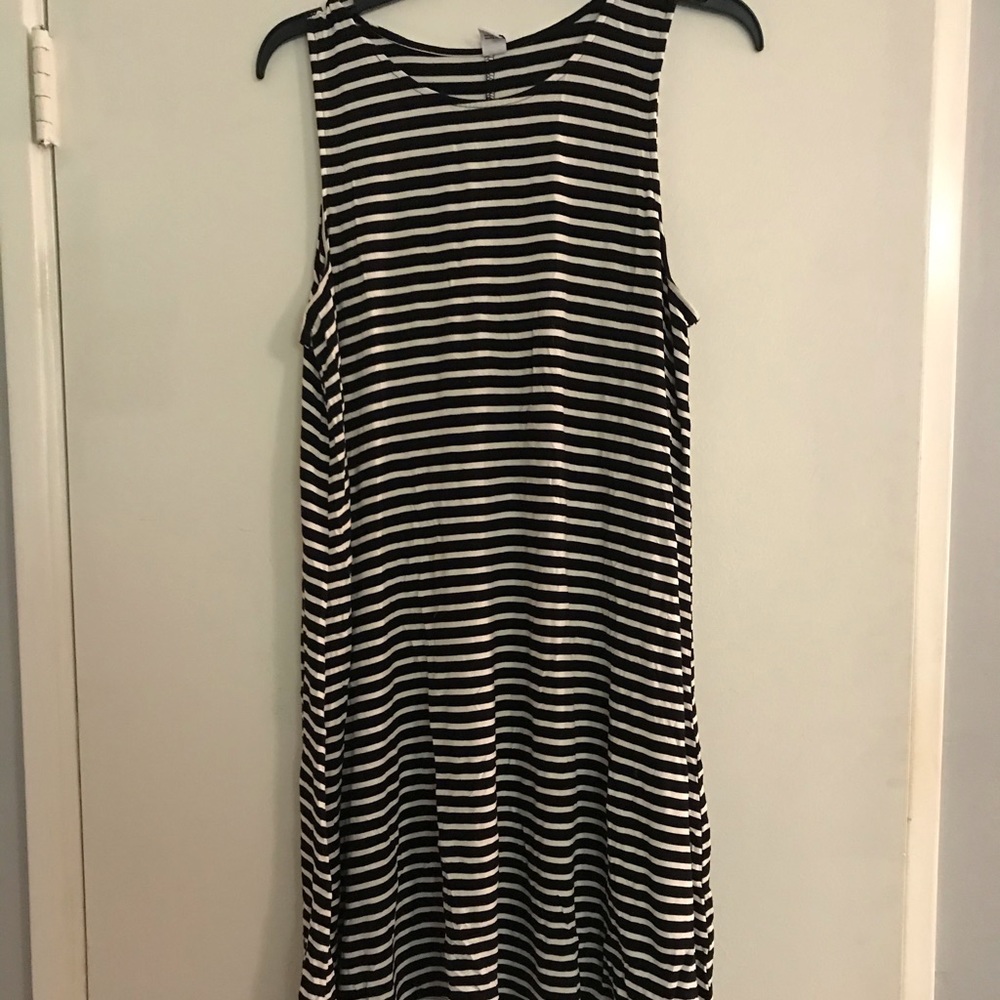 Striped tshirt dress